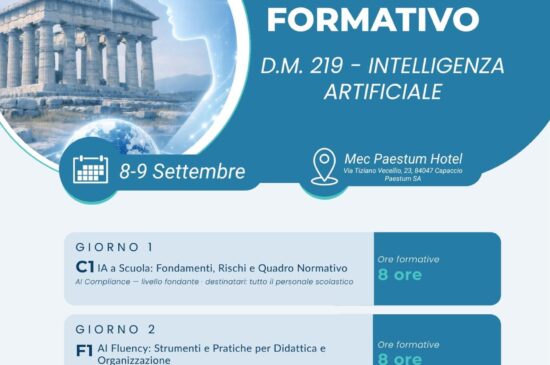 Evento Formativo D.M.219-Intelligenza Artificiale