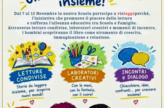 Adesione all’iniziativa #ioleggoperché
